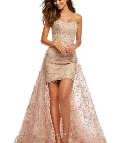 Sherri Hill - 52648 Sweetheart Strapless Embroided Dress