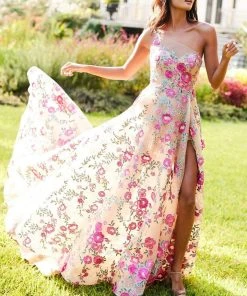 Sherri Hill - 52658 Asymmetric Long A-line Dress 8 Sherri Hill - 52658 Asymmetric Long A-line Dress