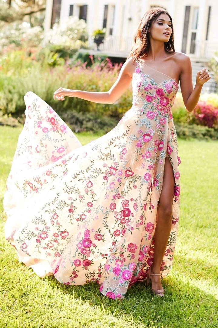 Sherri Hill - 52658 Asymmetric Long A-line Dress 5 Sherri Hill - 52658 Asymmetric Long A-line Dress