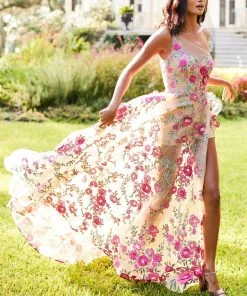 Sherri Hill - 52658 Asymmetric Long A-line Dress 9 Sherri Hill - 52658 Asymmetric Long A-line Dress