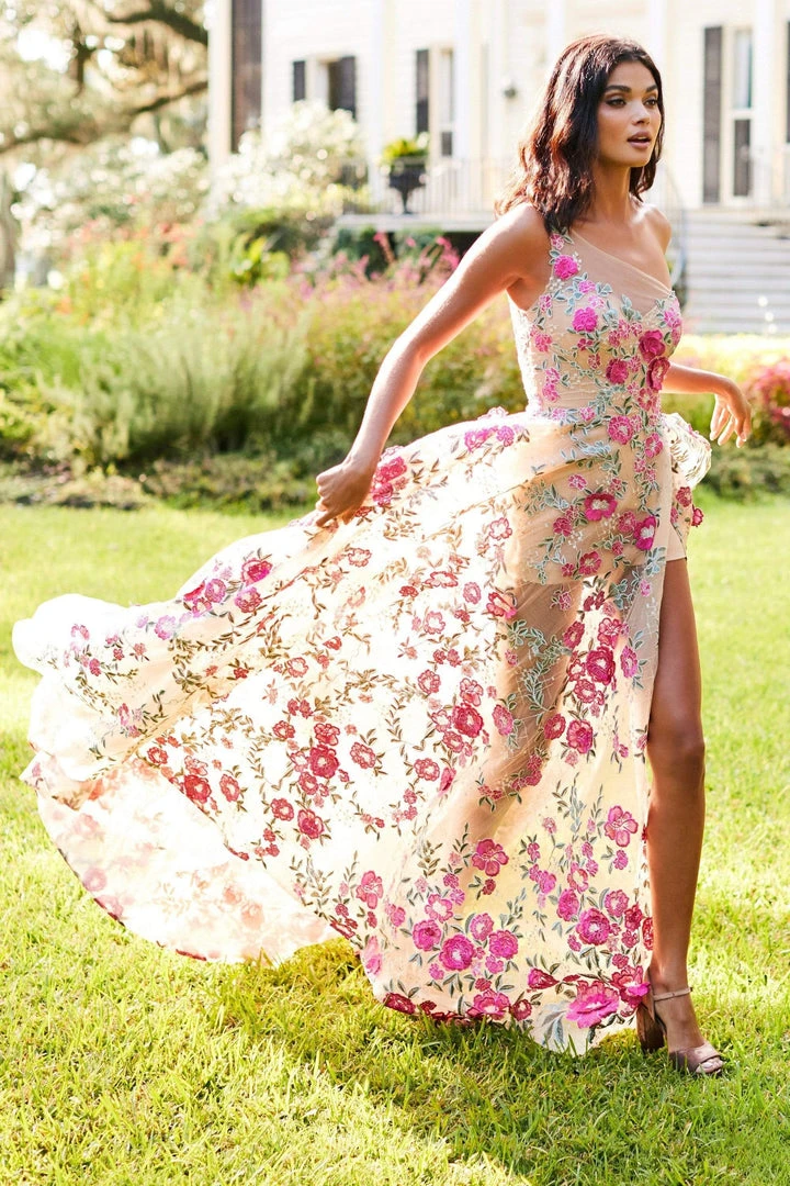 Sherri Hill - 52658 Asymmetric Long A-line Dress 6 Sherri Hill - 52658 Asymmetric Long A-line Dress