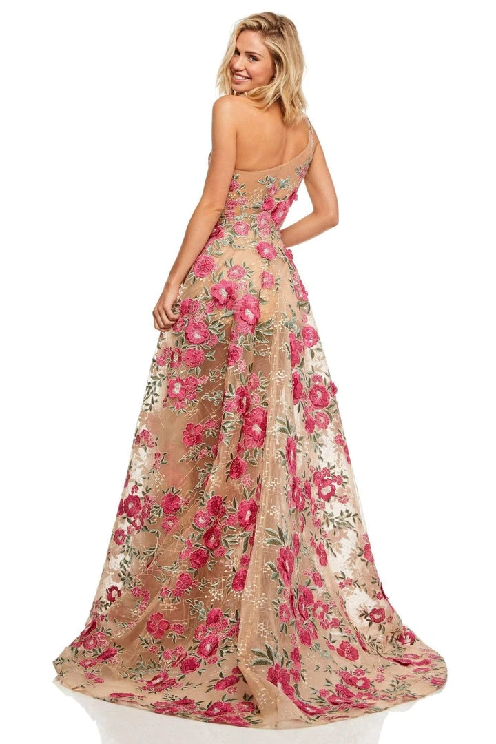 Sherri Hill - 52658 Asymmetric Long A-line Dress 4 Sherri Hill - 52658 Asymmetric Long A-line Dress
