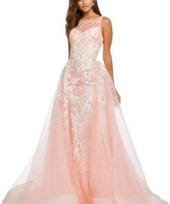 Sherri Hill - 52660 High Neckline Lace Dress