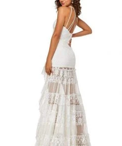 Sherri Hill - 52663 Beaded Halter High Low Dress 22 Sherri Hill - 52663 Beaded Halter High Low Dress