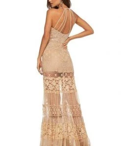 Sherri Hill - 52663 Beaded Halter High Low Dress 25 Sherri Hill - 52663 Beaded Halter High Low Dress