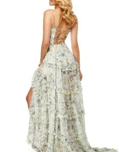 Sherri Hill - 52665 Scoop A Line Long Dress