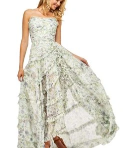 Sherri Hill - 52665 Scoop A Line Long Dress