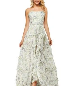 Sherri Hill - 52665 Scoop A Line Long Dress