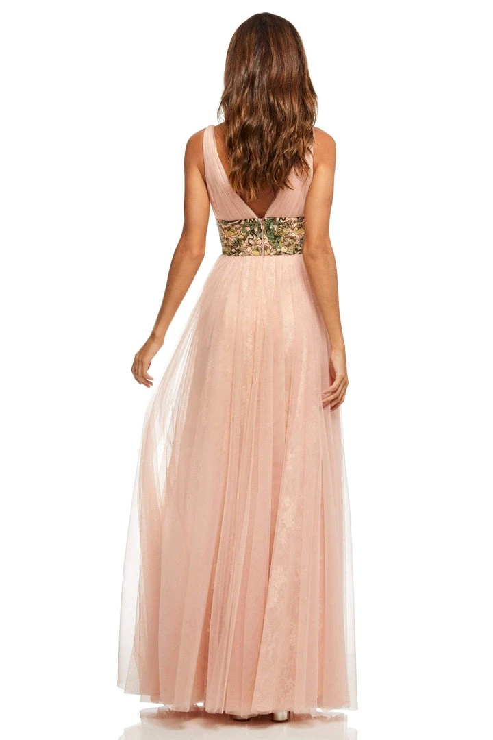 Sherri Hill - 52670 V-Neck Tulle A-line Dress 4 Sherri Hill - 52670 V-Neck Tulle A-line Dress