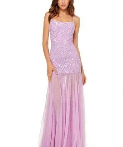 Sherri Hill - 52677 Beaded Scoop Trumpet Evening Dress