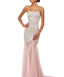Sherri Hill - 52678 Square Sheath Long Dress
