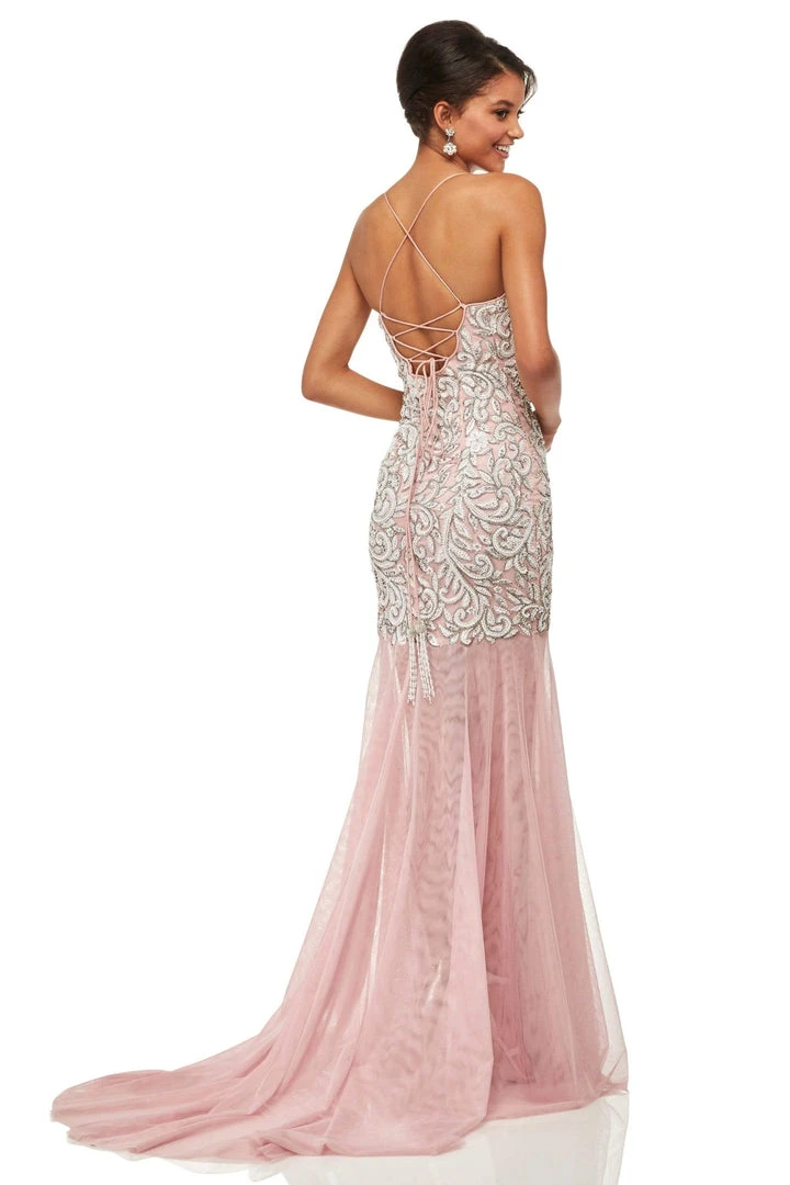 Sherri Hill - 52678 Square Sheath Long Dress 4 Sherri Hill - 52678 Square Sheath Long Dress