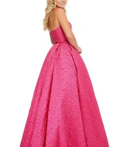Sherri Hill - 52681 Strapless Embossed Brocade Ball Gown 15 Sherri Hill - 52681 Strapless Embossed Brocade Ball Gown