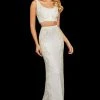 Sherri Hill - 52686 Two Piece Beaded Scoop Neck Fitted Dress