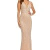 Sherri Hill - 52689 Beaded Plunging V-Neck Evening Dress 1 Sherri Hill - 52689 Beaded Plunging V-Neck Evening Dress