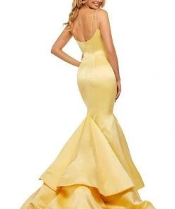 Sherri Hill - 52721 Scoop Neck Mikado Mermaid Dress 5 Sherri Hill - 52721 Scoop Neck Mikado Mermaid Dress