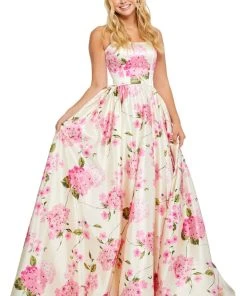 Sherri Hill - 52723 Full Figured Strapless Dress