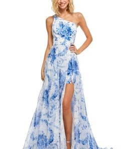 Sherri Hill - 52728 One Shoulder A Line Dress