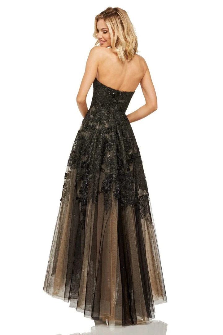 Sherri Hill - 52740 Strapless Embellished A-line Dress 4 Sherri Hill - 52740 Strapless Embellished A-line Dress