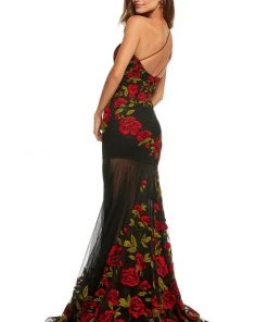 Sherri Hill - 52761 One Shoulder Fitted Floral Dress