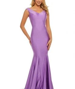 Sherri Hill - 52783 Satin Off Shoulder Mermaid Gown 14 Sherri Hill - 52783 Satin Off Shoulder Mermaid Gown