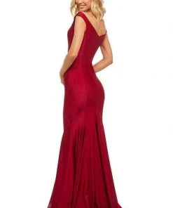 Sherri Hill - 52783 Satin Off Shoulder Mermaid Gown 17 Sherri Hill - 52783 Satin Off Shoulder Mermaid Gown