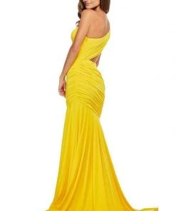 Sherri Hill - 52789 One Shoulder Strap Long Fitted Dress