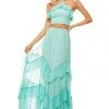 Sherri Hill - 52798 Ruffle Detailed Halter Neck Two Piece Long Dress