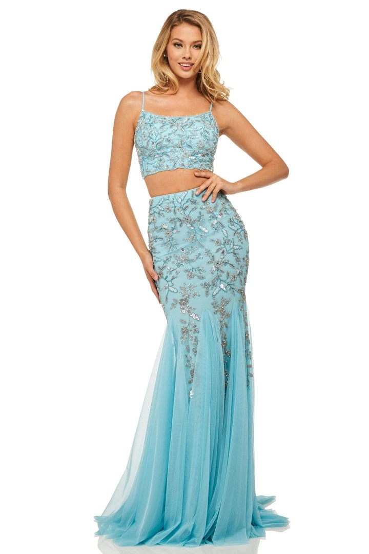 Sherri Hill - 52808 Embellished Two Piece Chiffon Trumpet Dress 3 Sherri Hill - 52808 Embellished Two Piece Chiffon Trumpet Dress