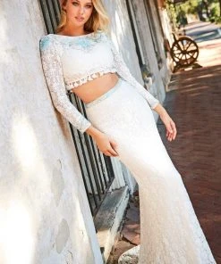 Sherri Hill - 52809 Two Piece Lace Dress