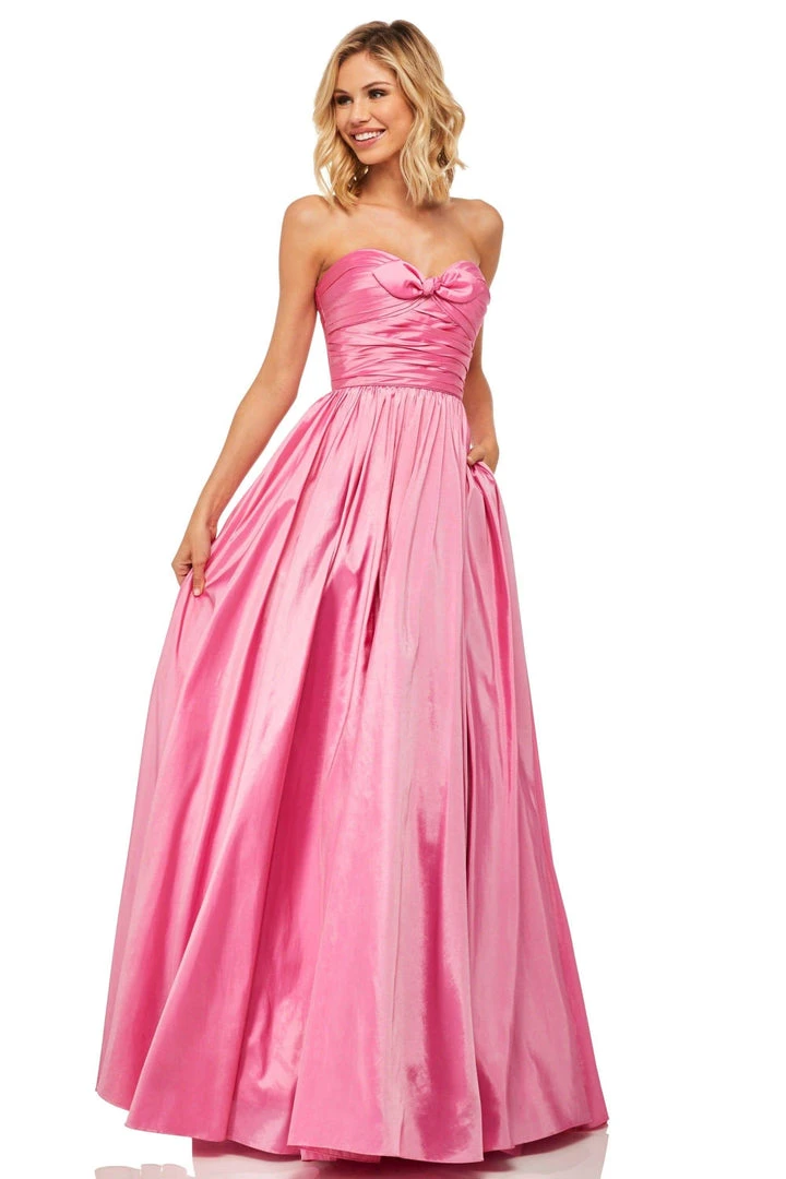 Sherri Hill - 52833 Sweetheart Bodice Ruched Taffeta Long Gown 3 Sherri Hill - 52833 Sweetheart Bodice Ruched Taffeta Long Gown