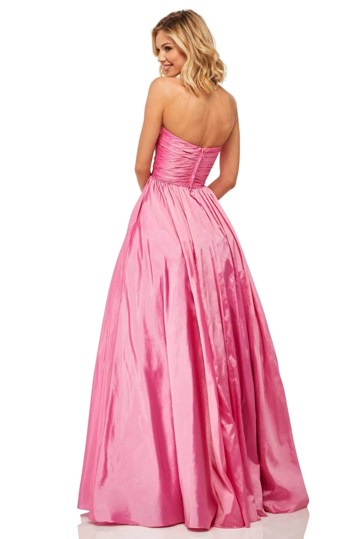Sherri Hill - 52833 Sweetheart Bodice Ruched Taffeta Long Gown 4 Sherri Hill - 52833 Sweetheart Bodice Ruched Taffeta Long Gown