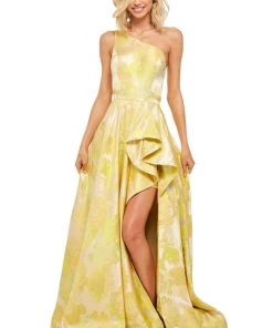 Sherri Hill - 52882 Asymmetric A-line Long Dress