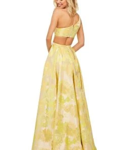 Sherri Hill - 52882 Asymmetric A-line Long Dress