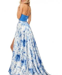 Sherri Hill - 52894 Two Piece Print Long Dress