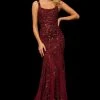 Sherri Hill - 52925 Long Beaded Lace Mermaid Dress