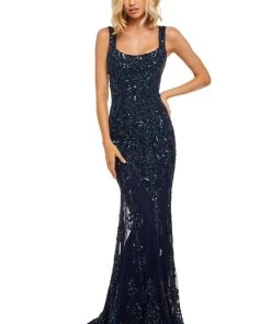 Sherri Hill - 52925 Long Beaded Lace Mermaid Dress 13 Sherri Hill - 52925 Long Beaded Lace Mermaid Dress