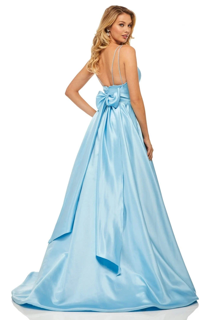 Sherri Hill - 52926 Long Surplice Sweetheart A Line Dress 4 Sherri Hill - 52926 Long Surplice Sweetheart A Line Dress