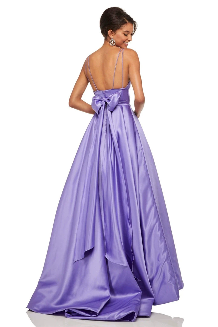 Sherri Hill - 52926 Long Surplice Sweetheart A Line Dress 8 Sherri Hill - 52926 Long Surplice Sweetheart A Line Dress