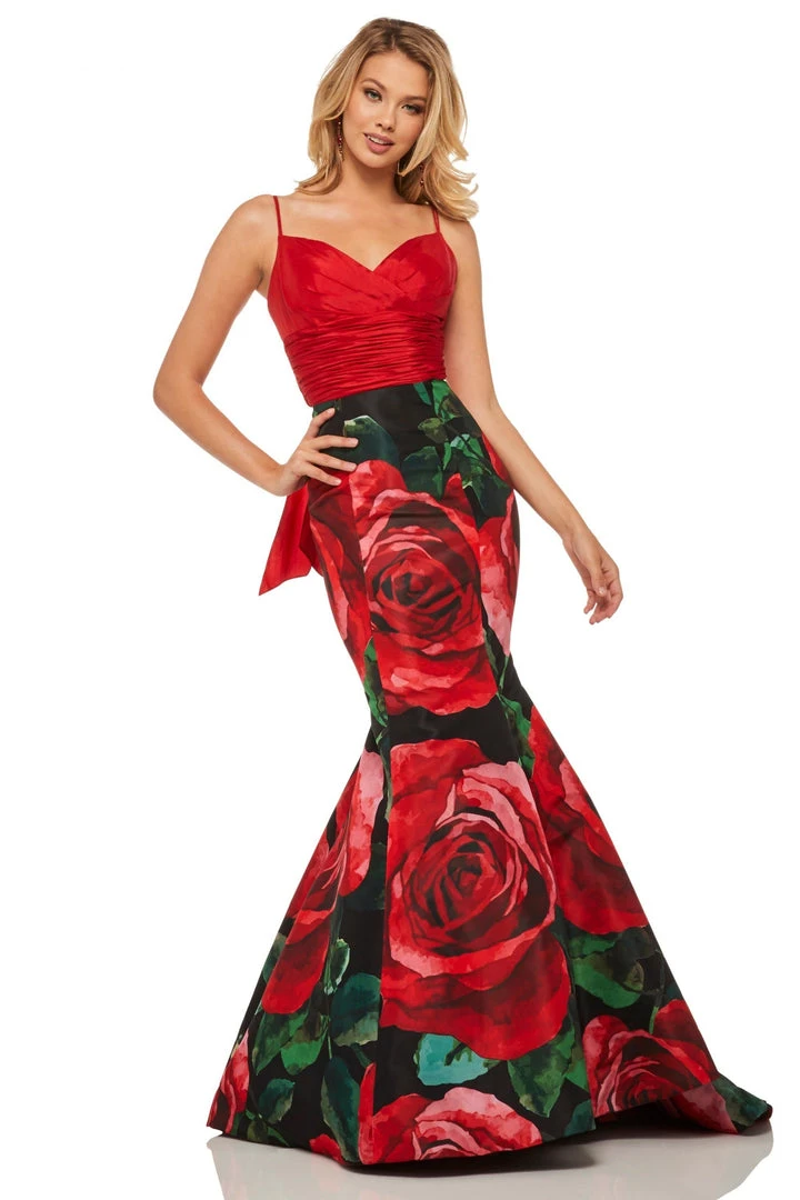 Sherri Hill - 52930 Red Mermaid Dress 3 Sherri Hill - 52930 Red Mermaid Dress
