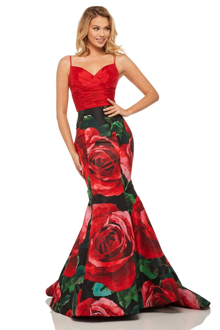 Sherri Hill - 52930 Red Mermaid Dress 5 Sherri Hill - 52930 Red Mermaid Dress