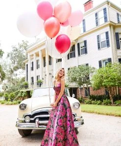 Sherri Hill - 52932 Long Print A-line Dress 9 Sherri Hill - 52932 Long Print A-line Dress