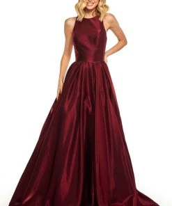Sherri Hill - 52958 Criss Cross Back A-Line Long Dress 12 Sherri Hill - 52958 Criss Cross Back A-Line Long Dress