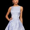 Sherri Hill - 52982 Bateau Brocade Short Dress 2 Sherri Hill - 52982 Bateau Brocade Short Dress