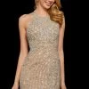 Sherri Hill - 52992 Beaded Halter Short Cocktail Dress