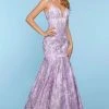 Sherri Hill - 52996 Applique Sweetheart Trumpet Dress