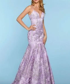 Sherri Hill - 52996 Applique Sweetheart Trumpet Dress