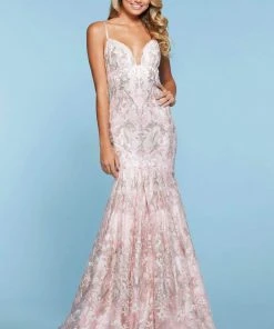 Sherri Hill - 52996 Applique Sweetheart Trumpet Dress 10 Sherri Hill - 52996 Applique Sweetheart Trumpet Dress