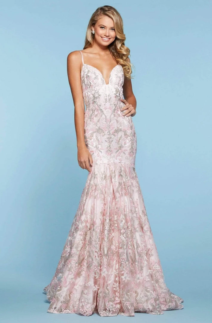 Sherri Hill - 52996 Applique Sweetheart Trumpet Dress 5 Sherri Hill - 52996 Applique Sweetheart Trumpet Dress