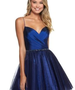 Sherri Hill - 53003 Ruched Sweetheart A-Line Short Dress